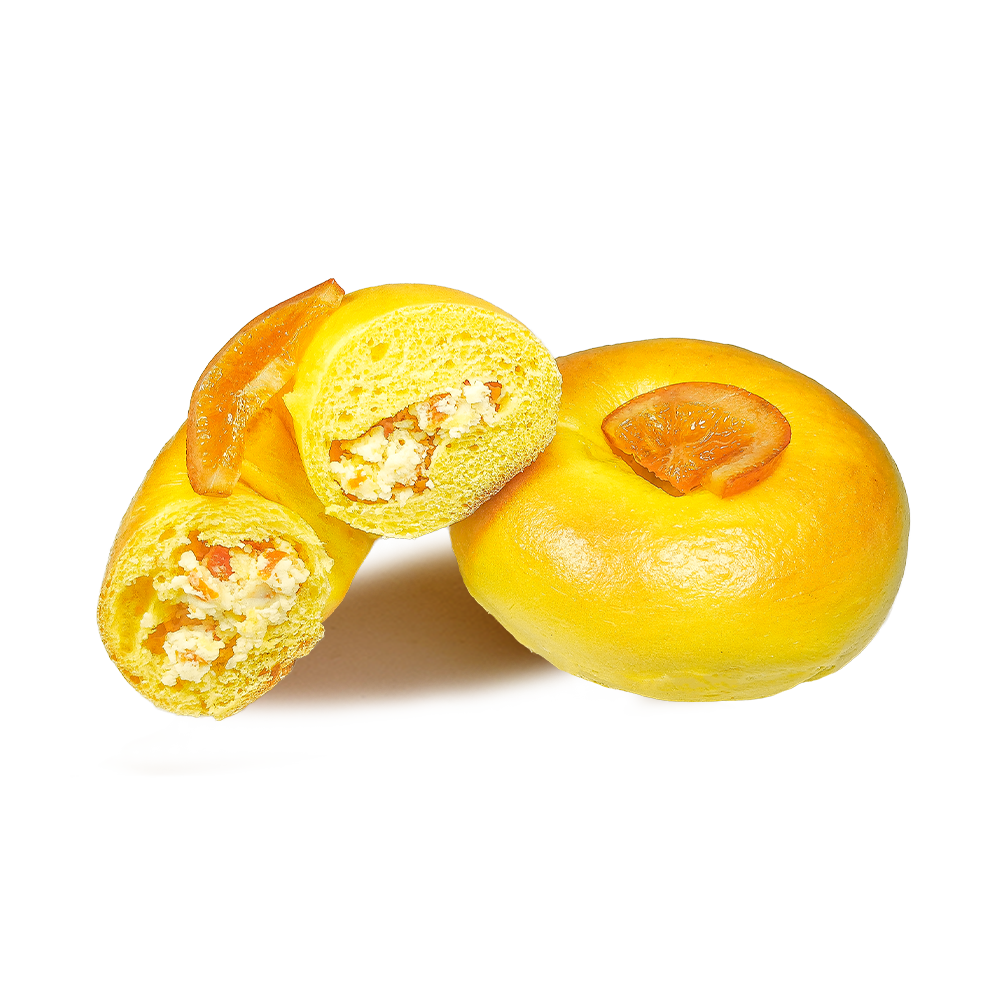 甘くて爽やかなオレンジクリームチーズベーグル 甘くて爽やかなオレンジクリームチーズベーグル